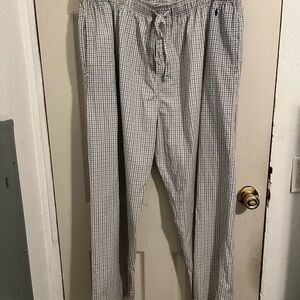 Polo Ralph Lauren Black and White Checkered Joggers